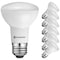 Sunperian BR20 LED Flood Light Bulbs 6W (50W Equivalent) 550LM Dimmable E26 Base 6-Pack SP34002-6PK - alternate 1